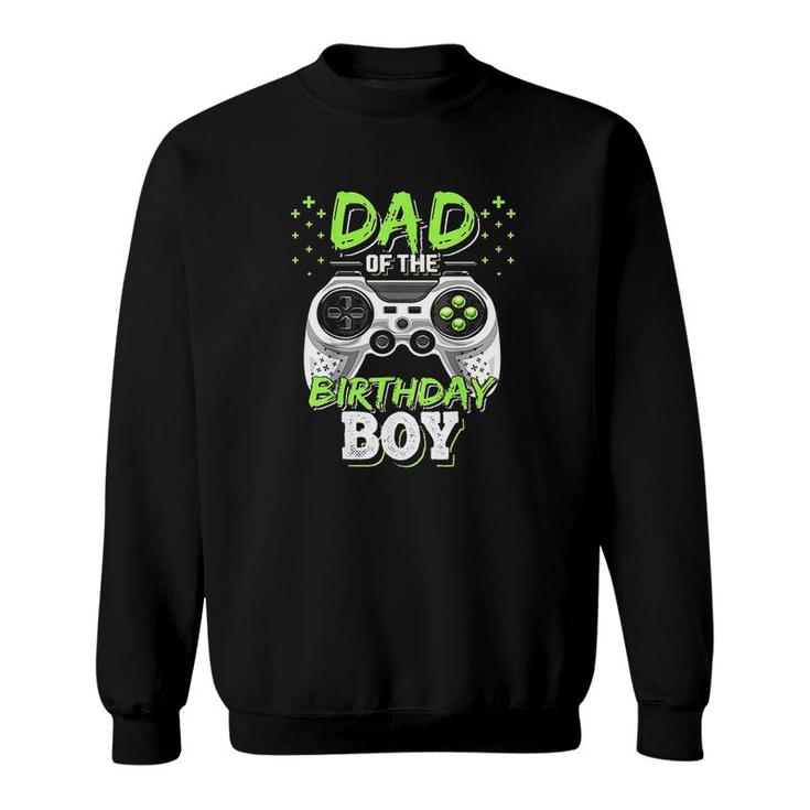 Mens Dad Of The Birthday Boy Matching Video Gamer Birthday Party Cute Sweatshirt