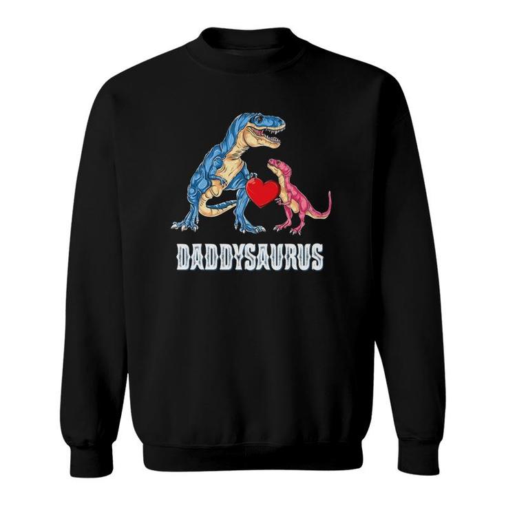 Mens Daddy Saurus Rex Daddysaurus Dad Fathers Day Gift Sweatshirt
