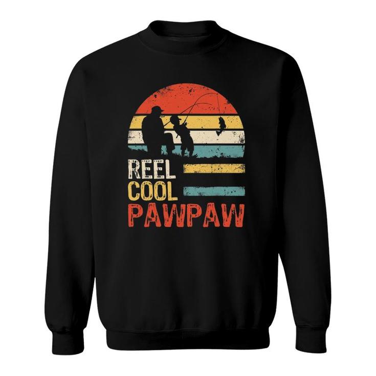 Mens Father's Day Gifts- Fishing Reel Cool Pawpaw Sweatshirt