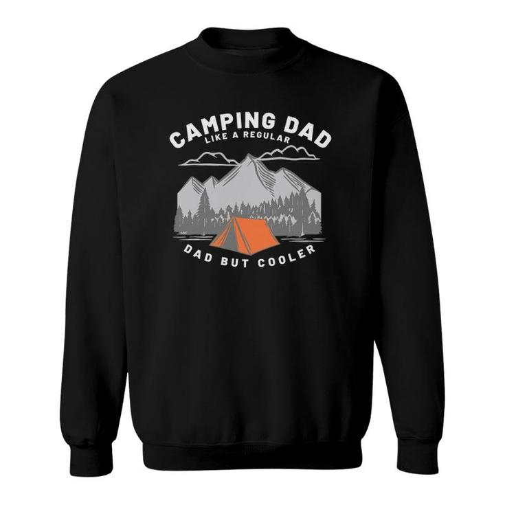 Mens Fathers Who Camp Camping Dad Sweatshirt