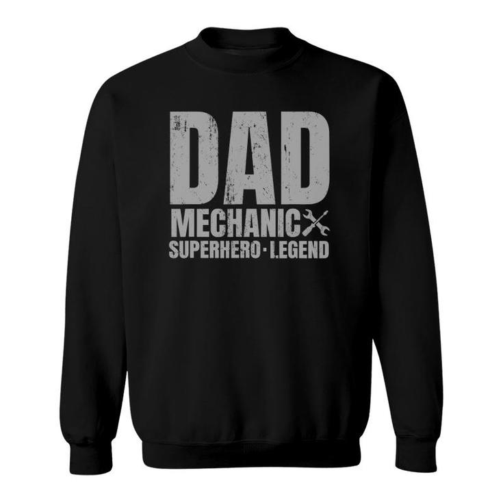 Mens Gift For Mechanic Dad From Daughter - Funny Family Gift Sweatshirt