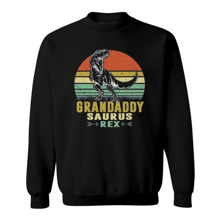 Mens Grandaddysaurusrex Dinosaur Funny Grandaddy Saurus Family Sweatshirt