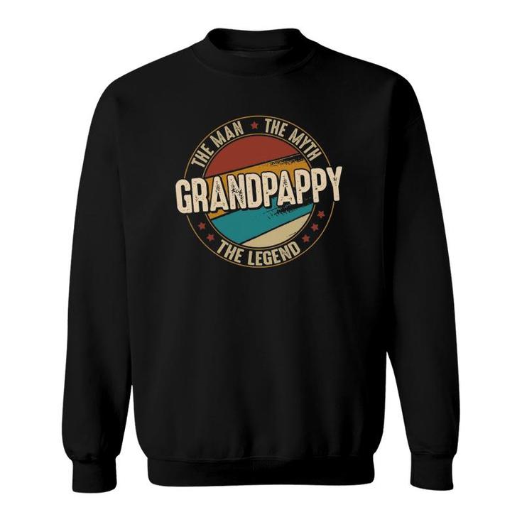 Mens Grandpappy S From Grandchildren Grandpappy Myth Legend Sweatshirt