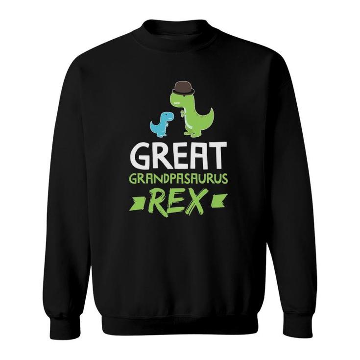 Mens Great Grandpasaurus Rex Grandpa Saurus Dino Sweatshirt