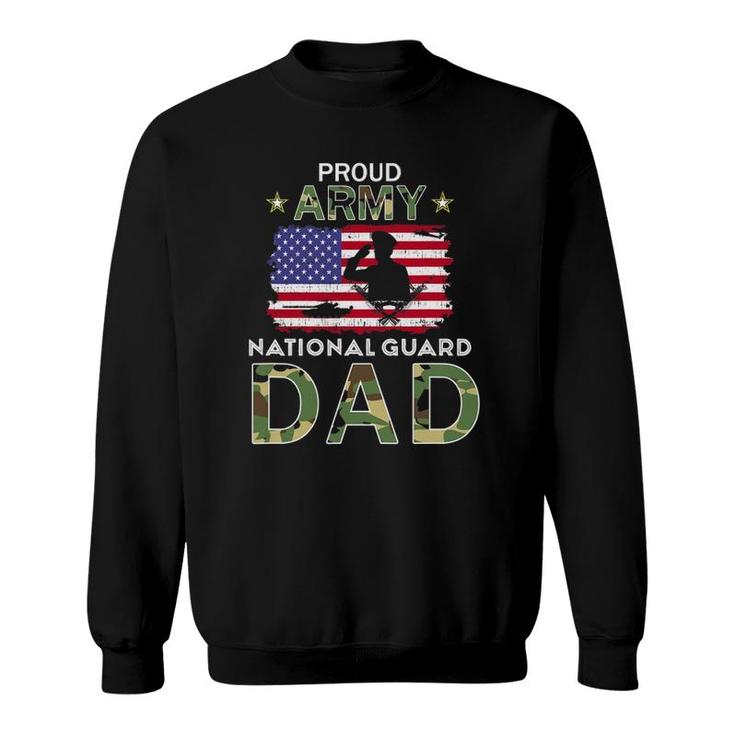 Mens Proud Army National Guard Dad Sweatshirt