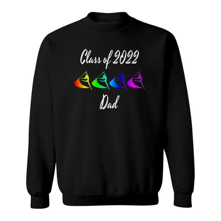 Mens Rainbow Color Guard Dad Flag Graphic Class Of 2022 Ver2 Sweatshirt