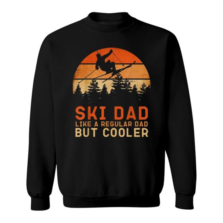 Mens Ski Dad Ski Skiing Outfit  Sweatshirt
