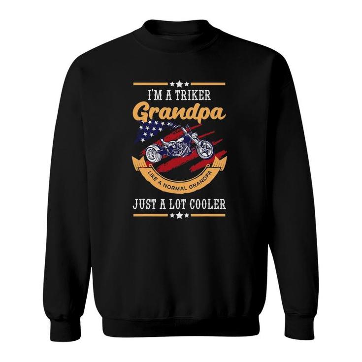 Mens Triker Grandpa Normal Grandfather Lot Cooler Trike Granddad Sweatshirt