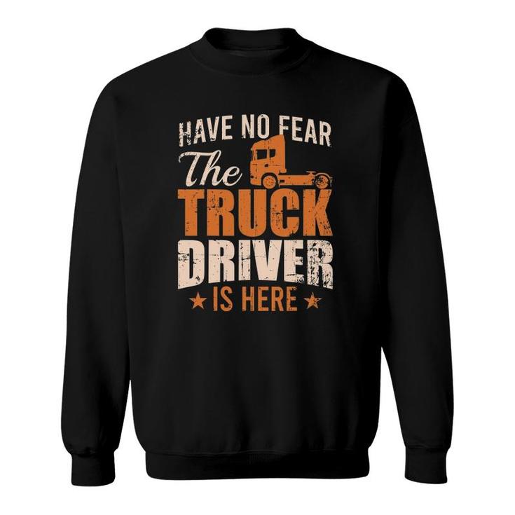 Mens Truck Lorry Professional Driver Motive Gift Idea Sweatshirt