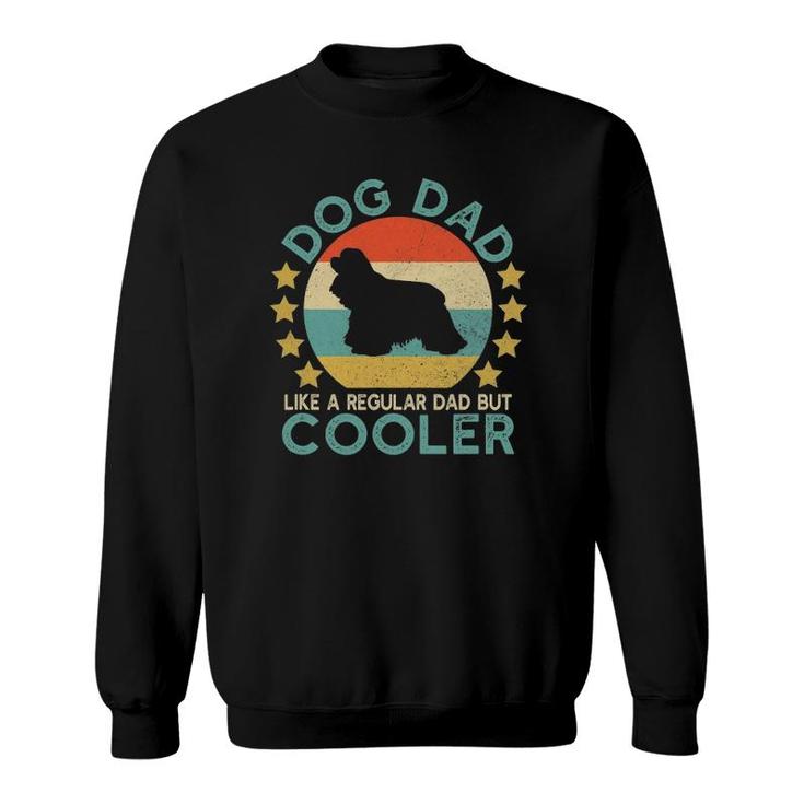 Mens Vintage Funny Cocker Spaniel Dog Dad Gift For Owner Sweatshirt