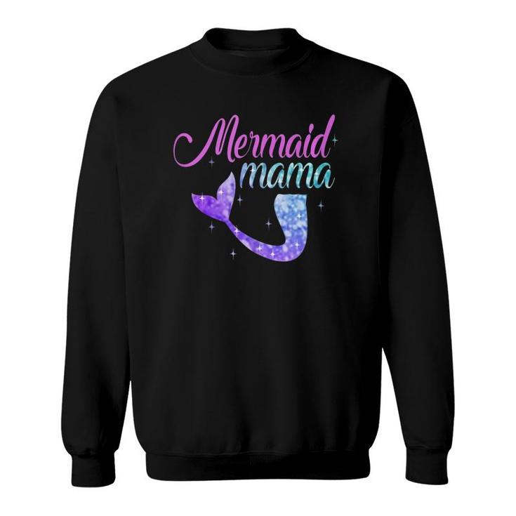 Mermaid Mama Mer Mom Mermom Bridesmaid Party Gift For Mother Sweatshirt