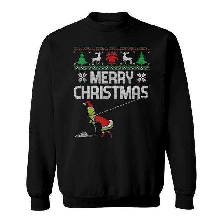 Merry Christmas Ugly  Biden Santa Xmas 2021 Tee  Sweatshirt
