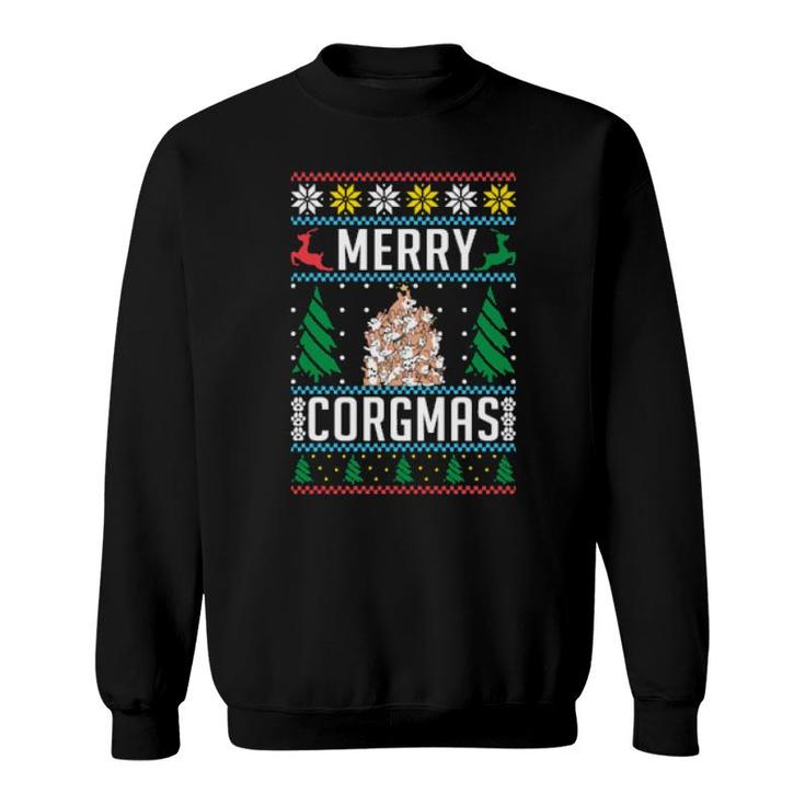Merry Corgmas Corgi Dog Christmas Sweatshirt Merry Corgmas Corgi Dog Christmas Sweatshirt