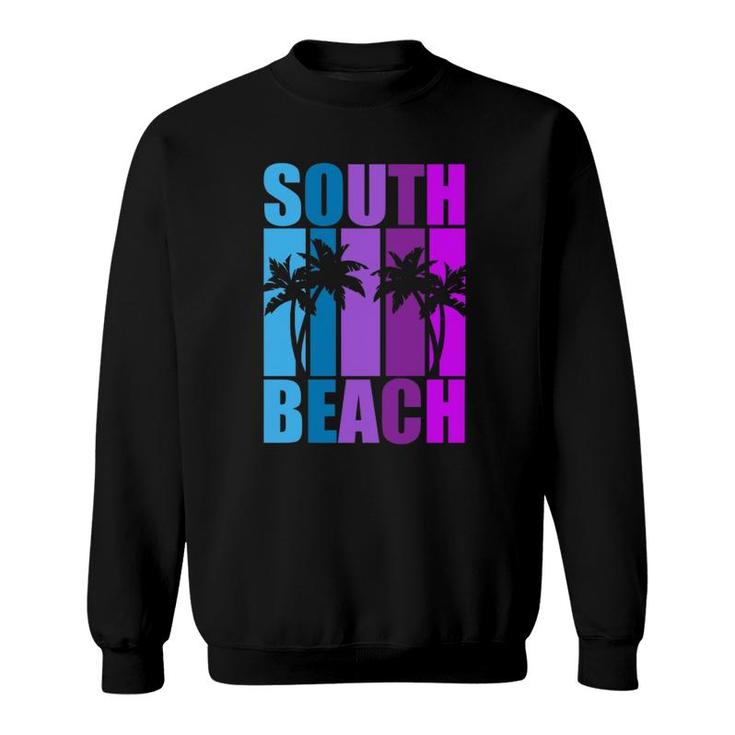 Miami Florida Vacation Souvenir South Beach Spring Break Sweatshirt