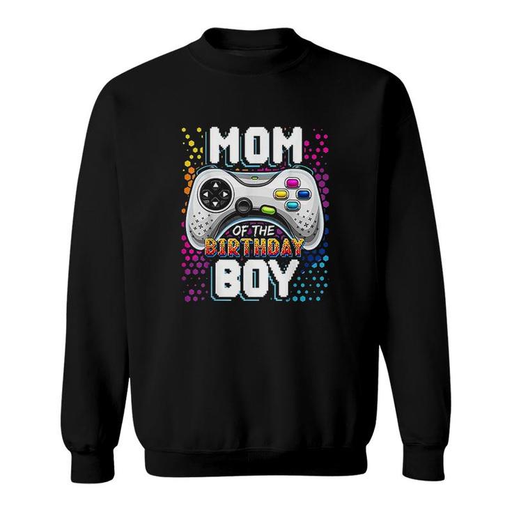 Mom Boy Matching Video Gamer Birthday Party Mothers Day Sweatshirt