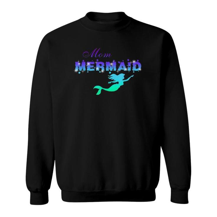 Mom Mermaid Mother Mum Team Squad Sweatshirt