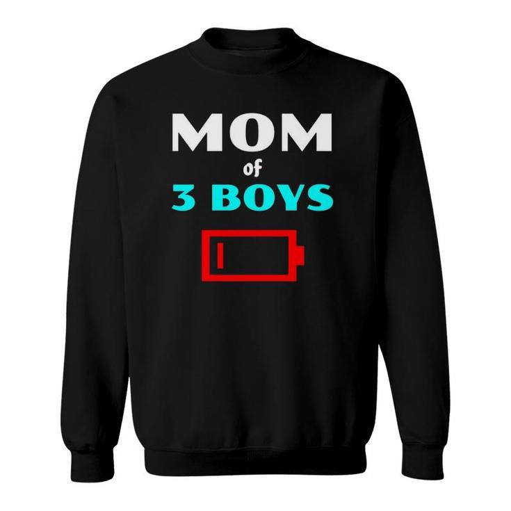 Funny Mom Of 3 Boys Mothers Day Gifts Shirt & Hoodie 