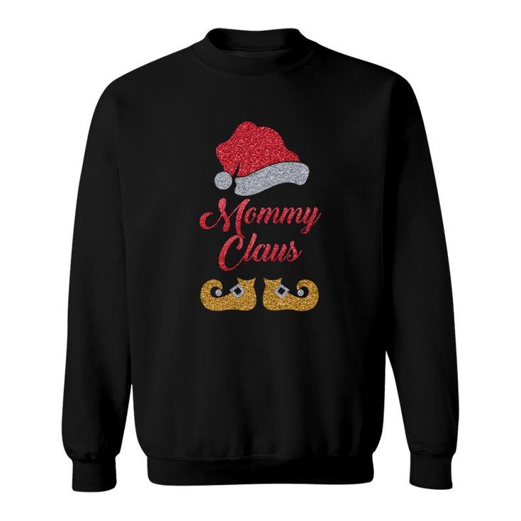Mommy Claus Santa Hat Sweatshirt
