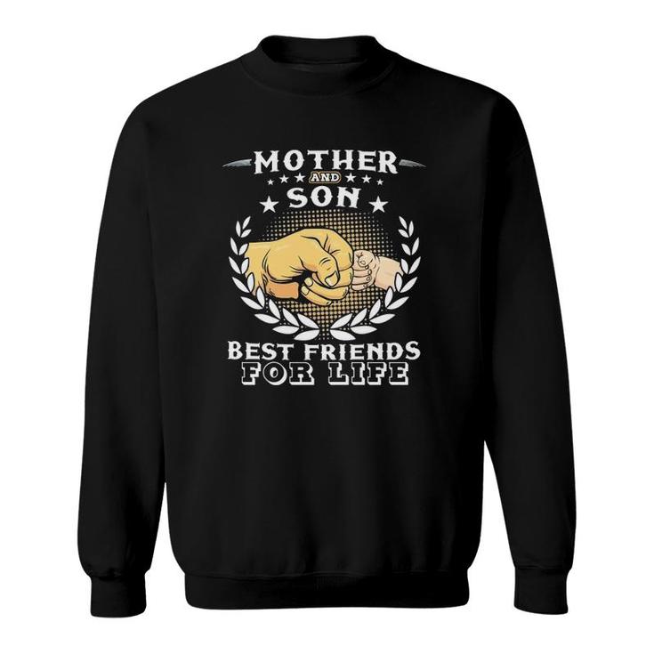 Mother And Son Best Friends For Life Fist Bump Version Sweatshirt