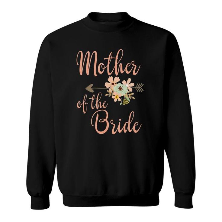 Mother Of The Bride - Wedding Party - Pretty Floral Sweatshirt