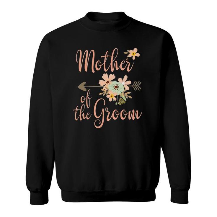 Mother Of The Groom - Wedding Party - Pretty Floral Sweatshirt