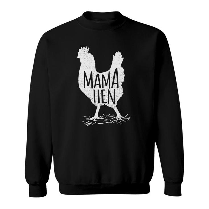 Mother's Day Mama Hen Chicken Gift Mom Farm Sweatshirt