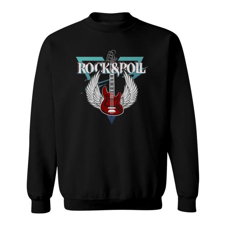 Music Guitar Rock & Roll Lovers Gift Sweatshirt