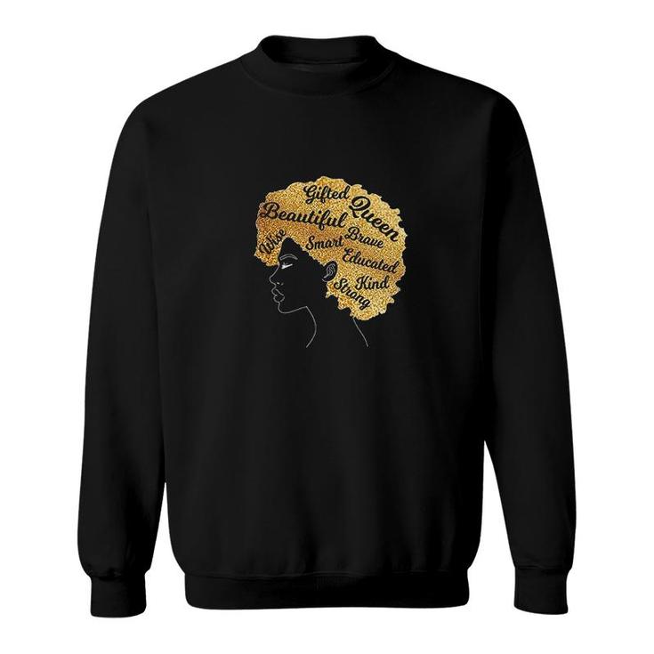 Educated black queen sweatshirt best sale