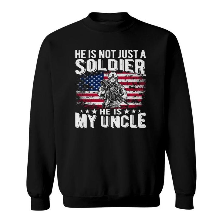 My Uncle Is A Soldier Patriotic Proud Army Niece Nephew Gift  Sweatshirt
