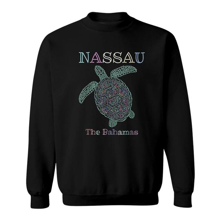 Nassau The Bahamas  Sea Turtle Sweatshirt
