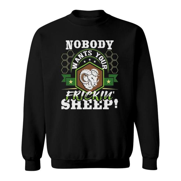Nobody Wants Your Sheep Funny Tabletop Game Board Gaming Sweatshirt
