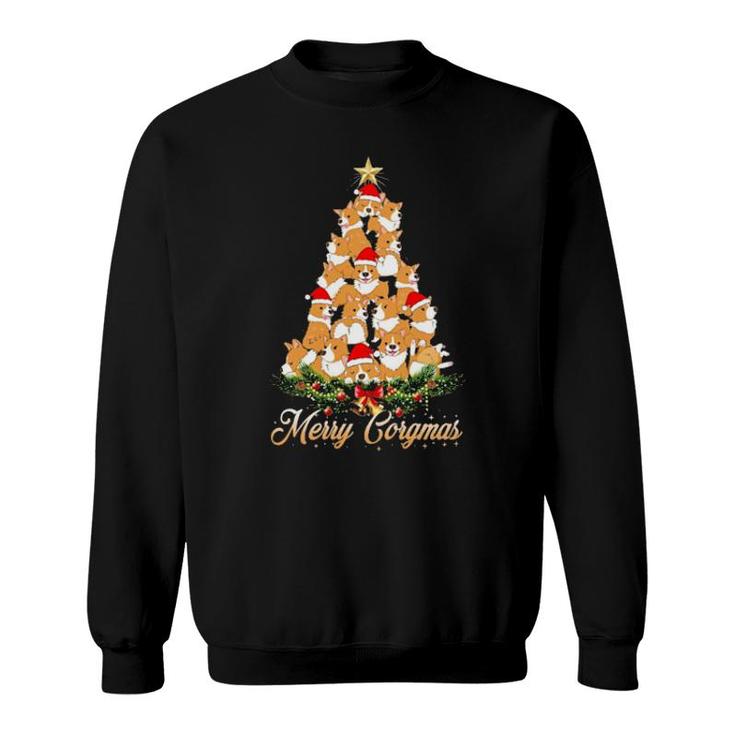 Official Corgi Merry Corgmas Tree Merry Christmas  Sweatshirt