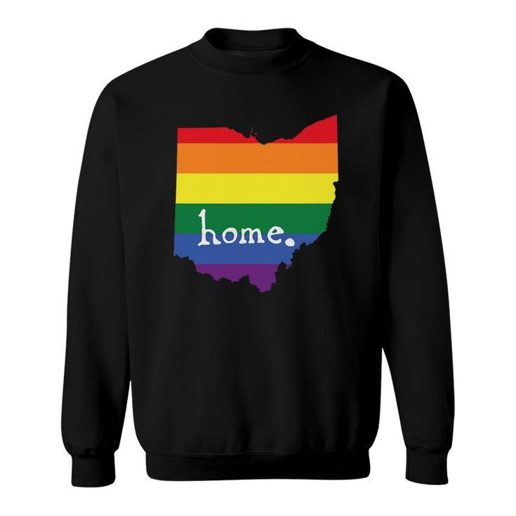 Ohio Gay Pride Tee  - Lgbt Rainbow Home State Sweatshirt