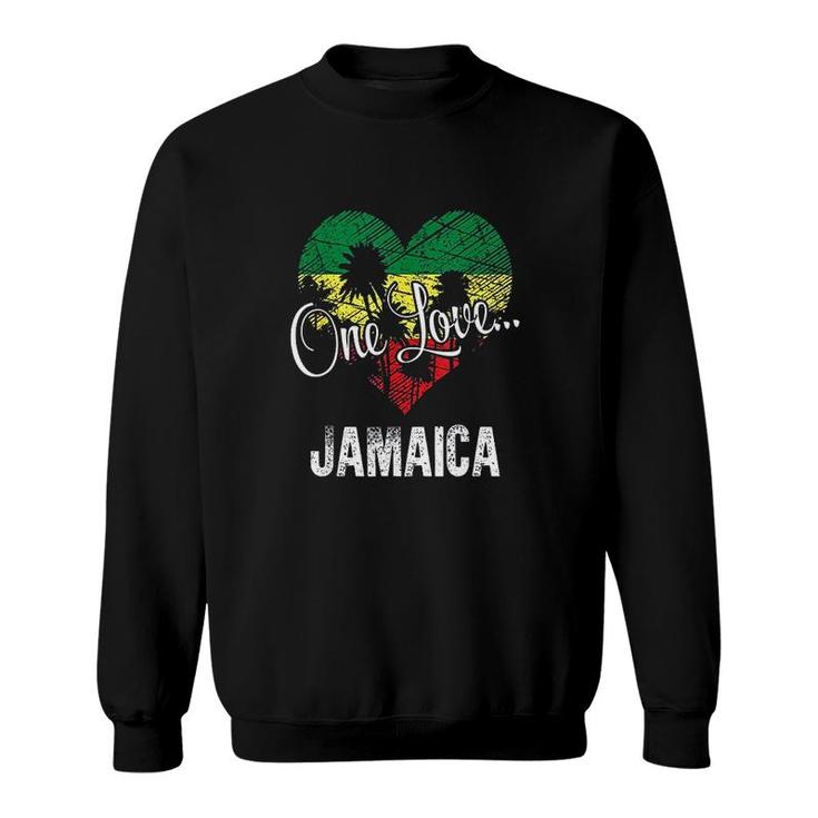 One Love Jamaica Caribbean Vacation Sweatshirt