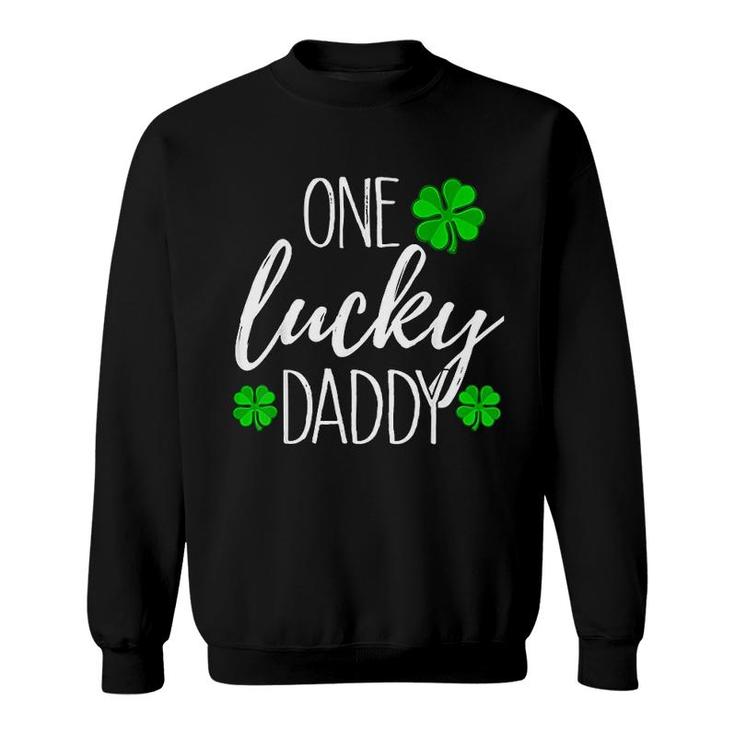 One Lucky Dad Matching St Patricks Day Sweatshirt