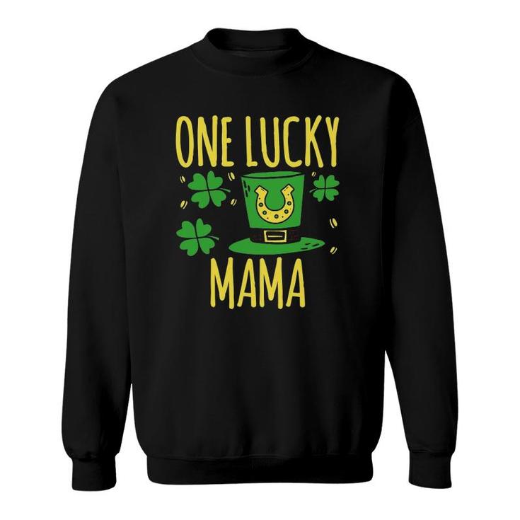 One Lucky Mama St Patrick's Day Lucky Mama Sweatshirt