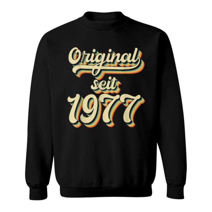 Original Seit 1977 54 Geburtstag 54 Jahre Jahrgang 1977 Sweatshirt | Mazezy