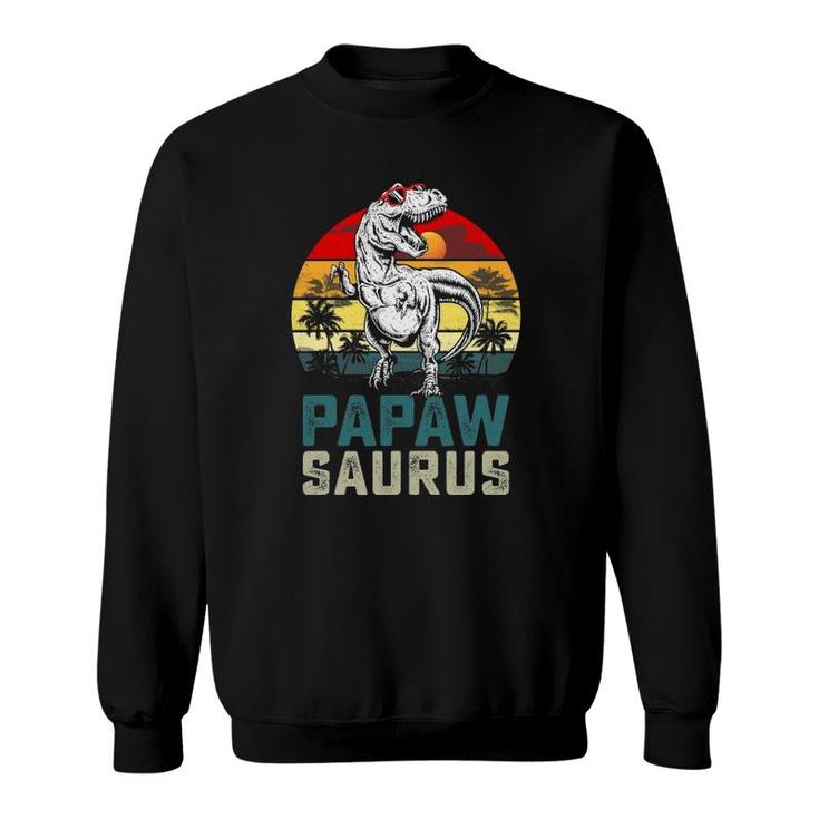 Papawsaurusrex Dinosaur Papaw Saurus Fathers Day Sweatshirt