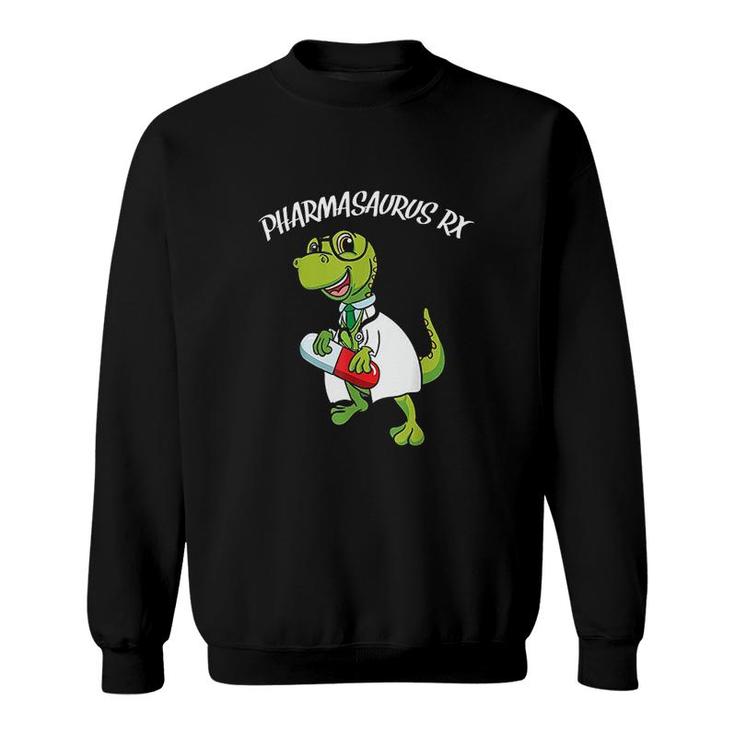 Pharm Tech Pharmasaurus Rx Apothecary Caregiver Gift Sweatshirt