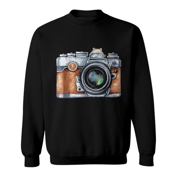Photographer Vintage Tetro Photography Camera Sweatshirt