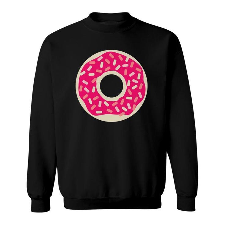 Pink Donut Sprinkles Gift Sweatshirt