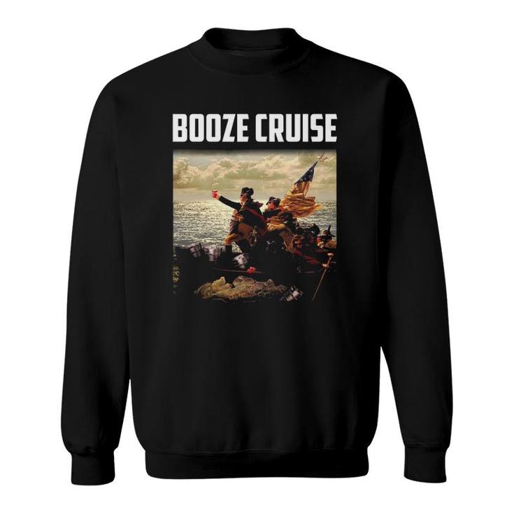 Political Party Booze Cruise Shades & Red Cups Sweatshirt