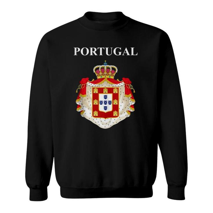 Portugal Historical Coat Of Arms Heraldry Sweatshirt