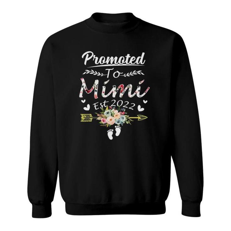 Promoted To Mimi Est 2022 Mother's Day Sweatshirt