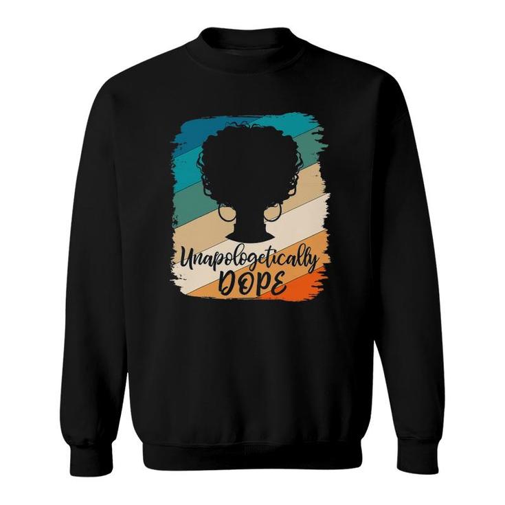 Proud African American Women Gift Black History Month Sweatshirt