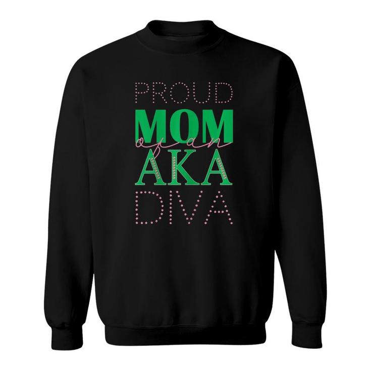 Proud Aka Mom Womens Sorority Gift For Proud Aka Mother Sweatshirt