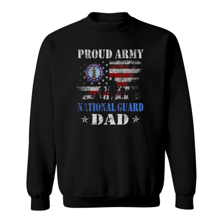 Proud Army National Guard Dad Veterans Day Gift Sweatshirt