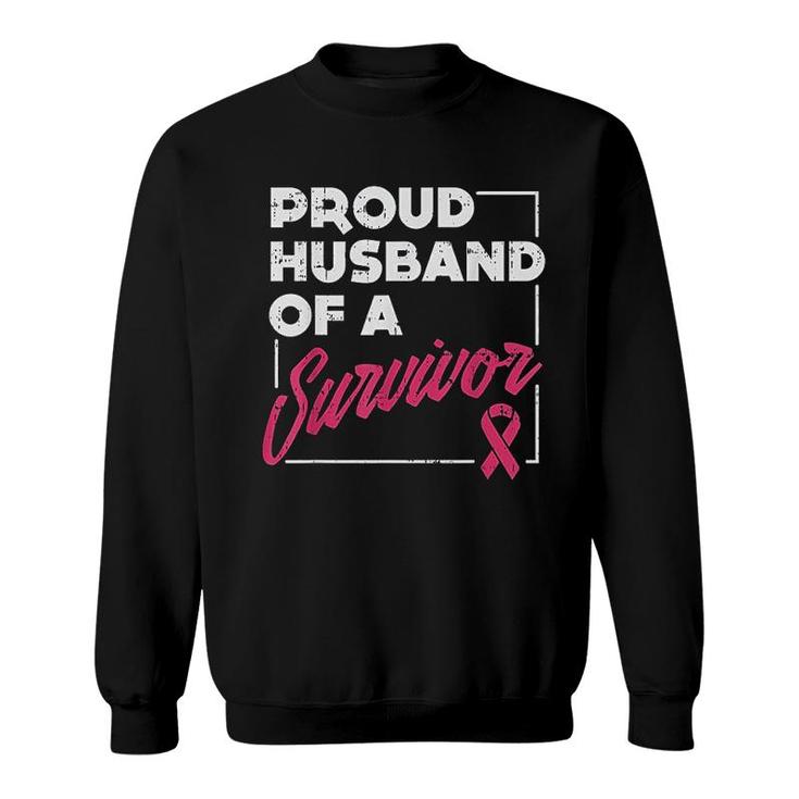 Proud Husband Of Survivor Awareness Gift Sweatshirt