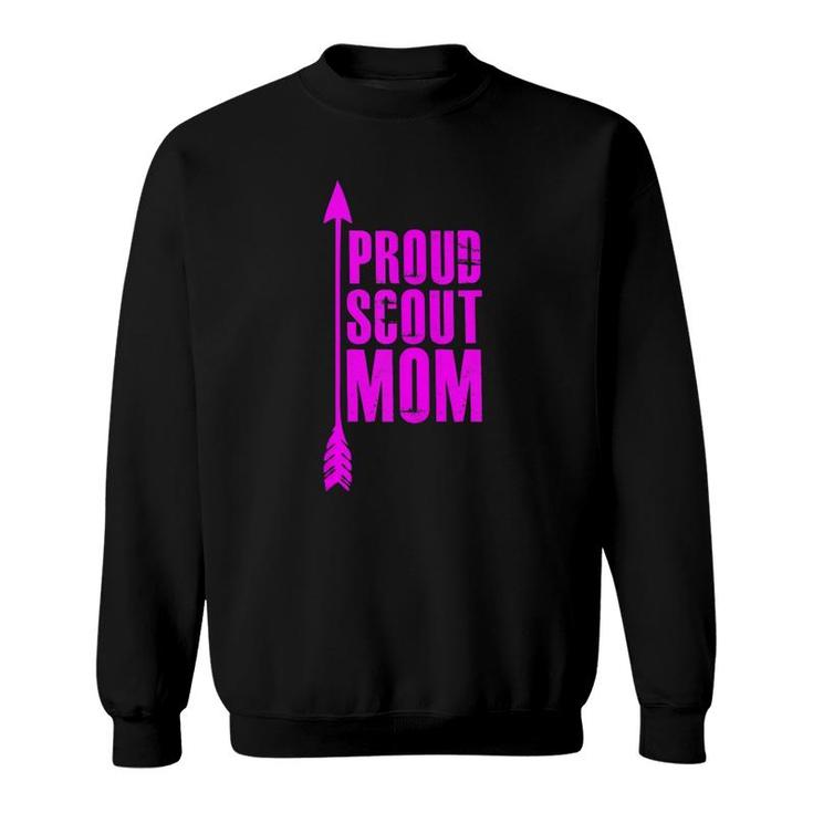 Proud Scout Mom Mother Boy Girl  Sweatshirt