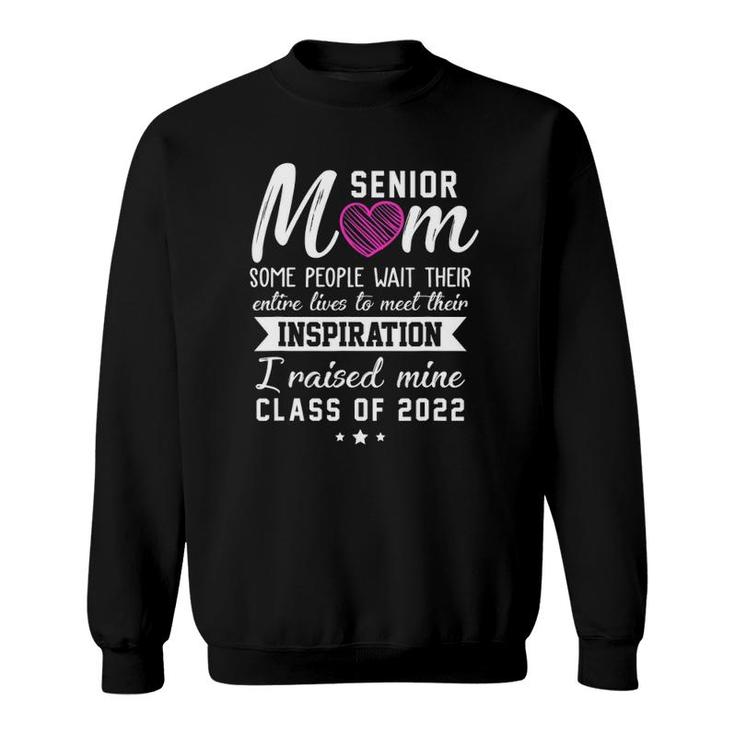Proud Senior Mom 2022 Graduation Grad Class Of 2022 Ver2 Sweatshirt